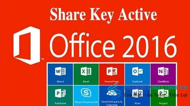 Giới thiệu về key office 2016 hiện nay
