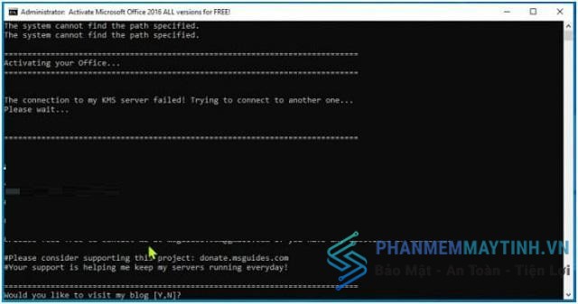 Thông báo Product activated successfully