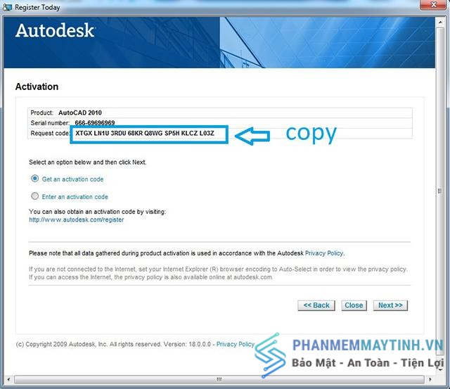 Copy mã code