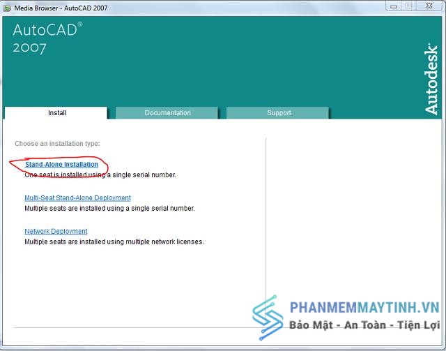Hướng dẫn tải và cài đặt autocad 2007