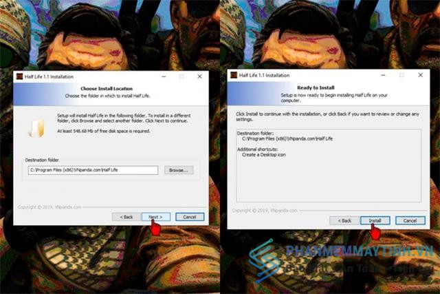Chọn "Install"