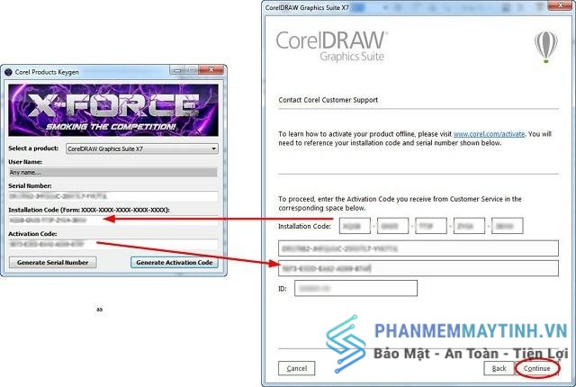 Hướng dẫn cài đặt corel x7 miễn phí