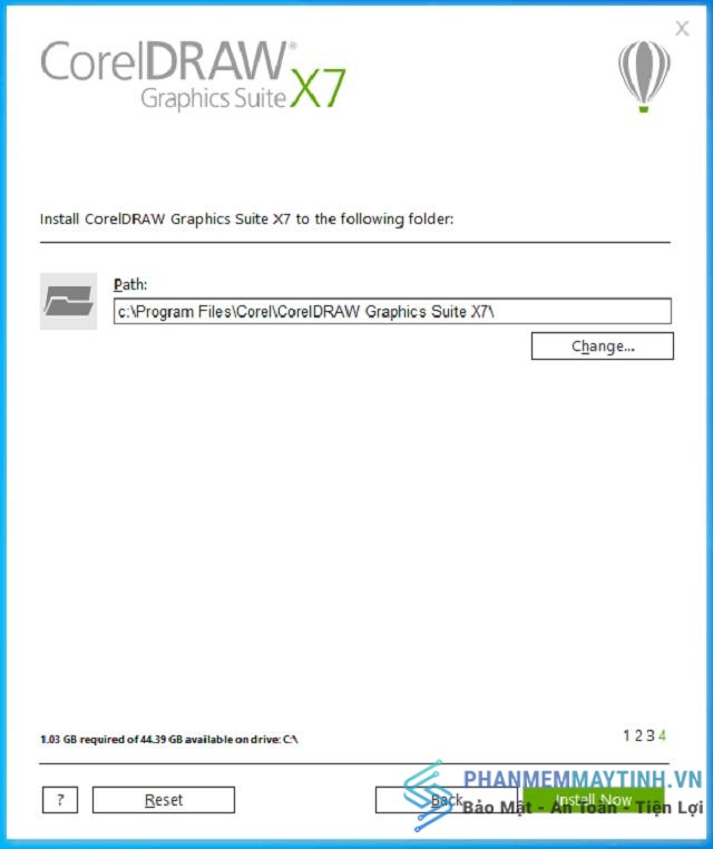 Hướng dẫn cài đặt corel x7 miễn phí