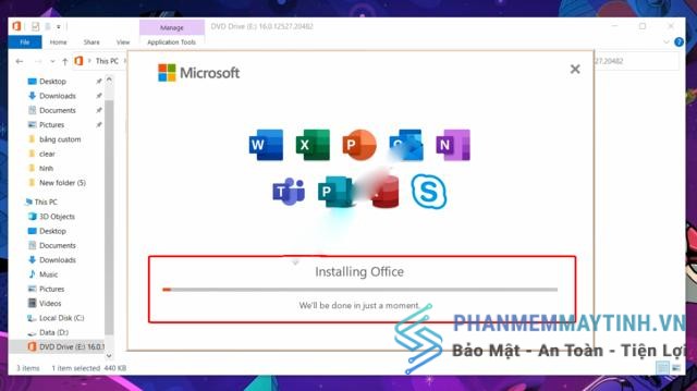 Hướng dẫn cài đặt office 2022