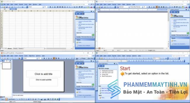 Giao diện đơn giản, dễ sử dụng là lý do vẫn còn nhiều người dùng lựa chọn Office 2003