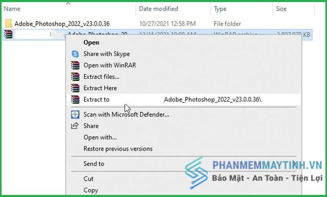 Hướng dẫn cài đặt photoshop 2022