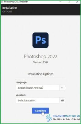 Hướng dẫn cài đặt photoshop 2022