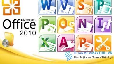 Phần mềm Microsoft Office 2010