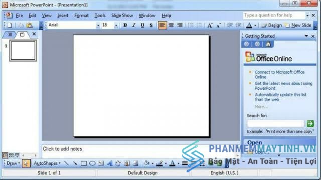 Office 2003 có giao diện đơn giản, cung cấp tính năng cơ bản nhất cho người dùng