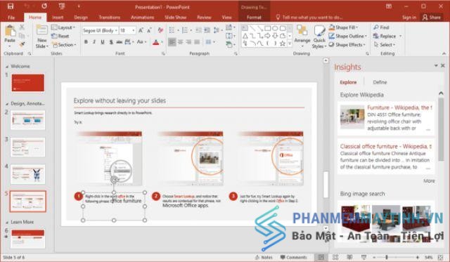 Tính năng của phần mềm office 2016