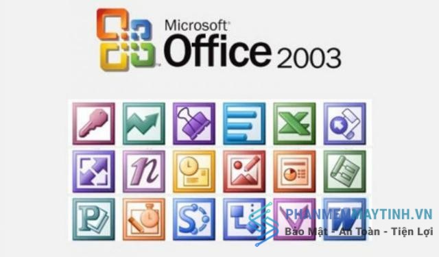 Các ứng dụng nằm trong bộ công cụ tin học văn phòng Office 2003
