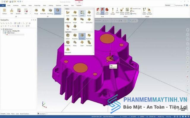 Sử dụng Mastercam 2022 cần có 20 G trống để cài đặt