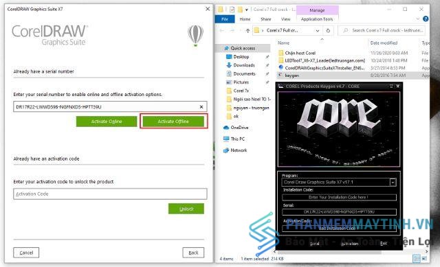 Hướng dẫn crack corel x7 chi tiết