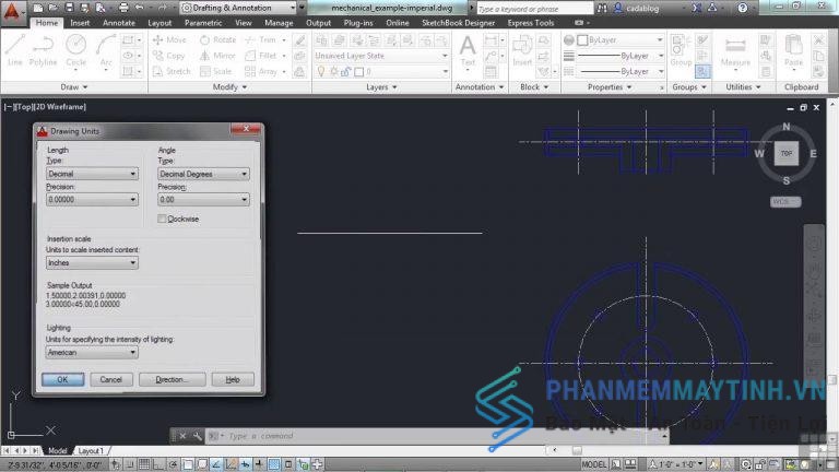 Autocad 2014 có giao diện trực quan và dễ sử dụng