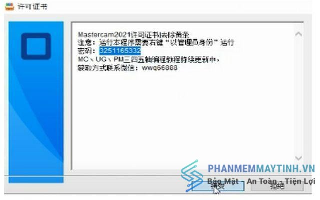 Bấm ok