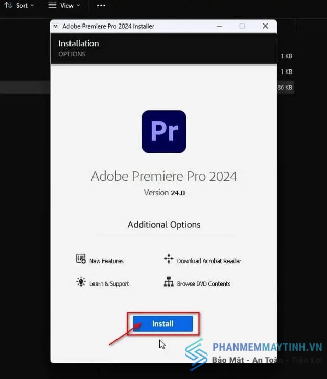 Hướng dẫn cài đặt Adobe Premiere Pro 2024