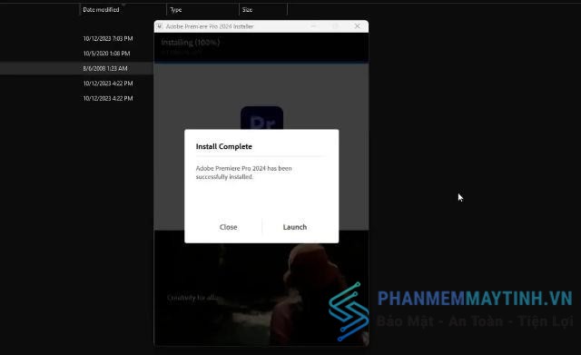 Hướng dẫn cài đặt Adobe Premiere Pro 2024