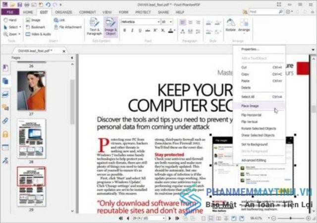 Chỉnh sửa file PDF