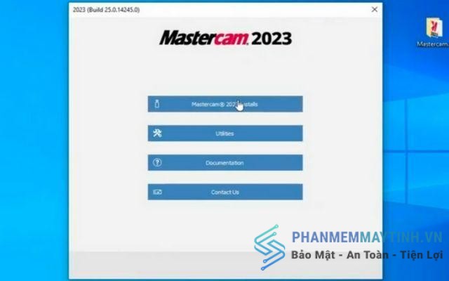 Chọn mục “Mastercam 2023 Installs"