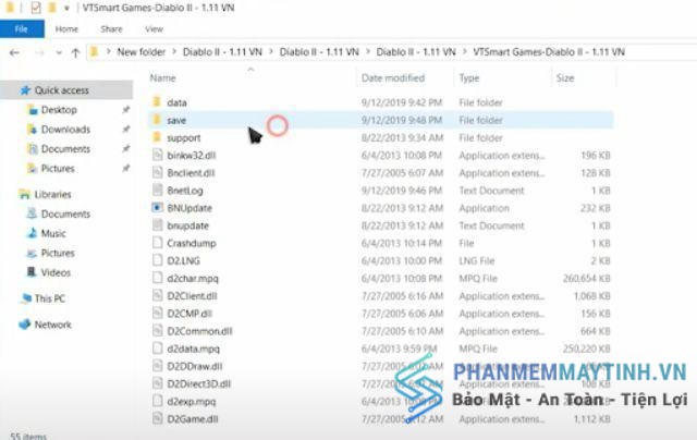 folder tên data và file