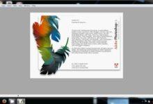 Giao diện chính của phần mềm Photoshop 8.0