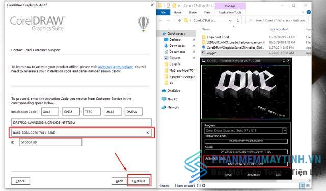 Hướng dẫn crack corel x7 chi tiết