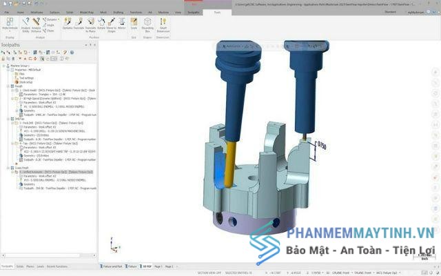 Thiết kế chi tiết sản phẩm trực quan, rõ nét với phần mềm Mastercam 2023