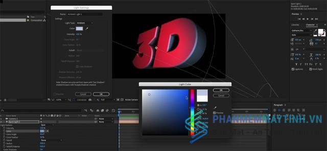 Dựng video 3D mượt mà