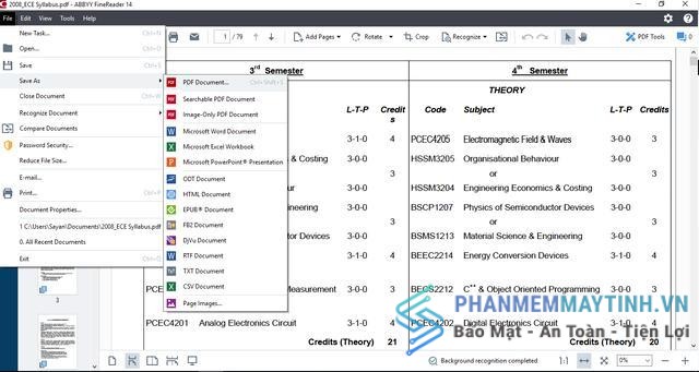 Tính năng độc đáo của ABBYY FineReader 14