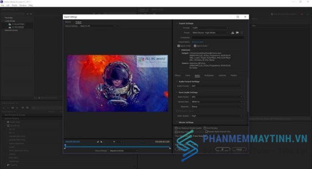 Adobe Media Encoder CC 2020 chuyên xử lý phim, biên tập và chỉnh sửa video