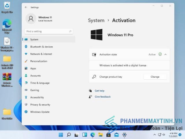 Active Win 11 là thủ thuật sở hữu hệ điều hành Windows 11 miễn phí