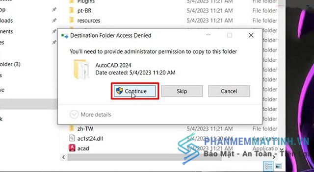 Hướng dẫn cài đặt autocad 2024 miễn phí