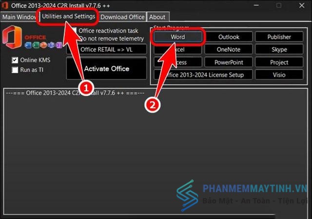 Hướng dẫn cài đặt office 2024