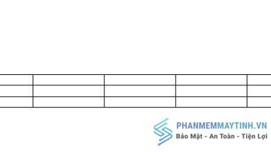 Bảng hiển thị sau khi thiết lập