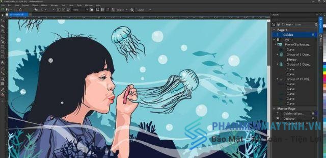 Rất nhiều tính năng mới được cập nhật trong Coreldraw bản 2023