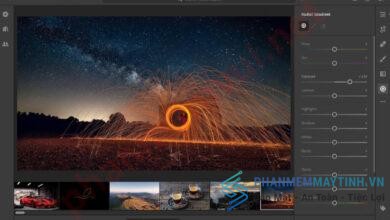 Giao diện của phần mềm Lightroom CC 2019