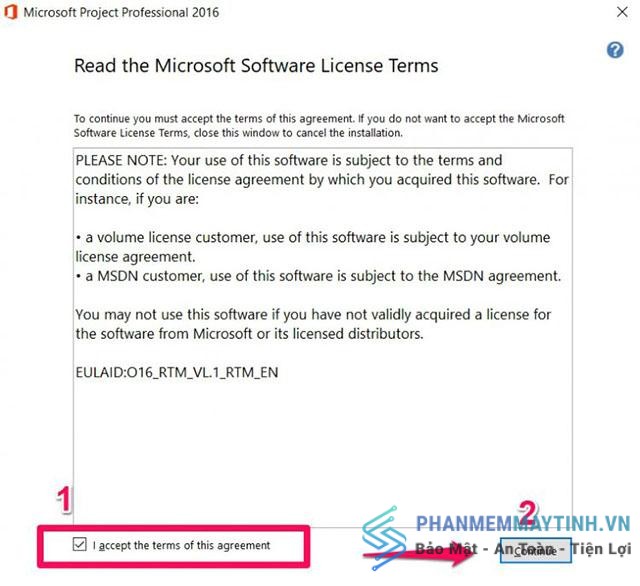 Hướng dẫn cài đặt microsoft project 2016 miễn phí