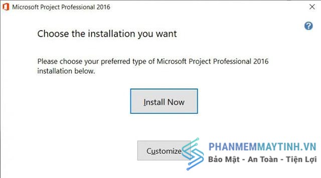 Hướng dẫn cài đặt microsoft project 2016 miễn phí
