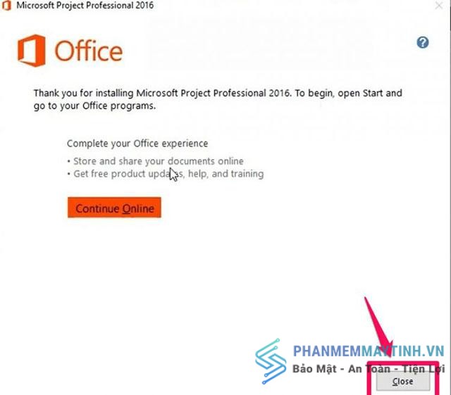 Hướng dẫn cài đặt microsoft project 2016 miễn phí