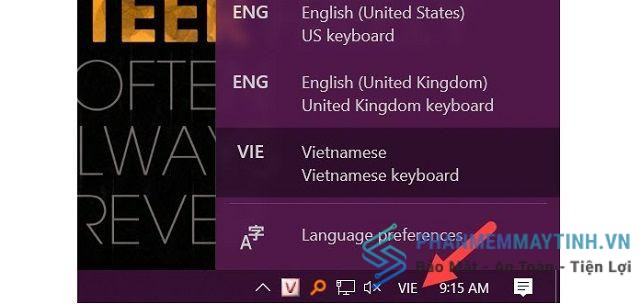 Chỉnh Unikey về Vietnamese / Vietnamese keyboard để không bị lỗi gõ tiếng Việt không được