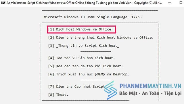 Kích hoạt office 2021 bằng aio tools