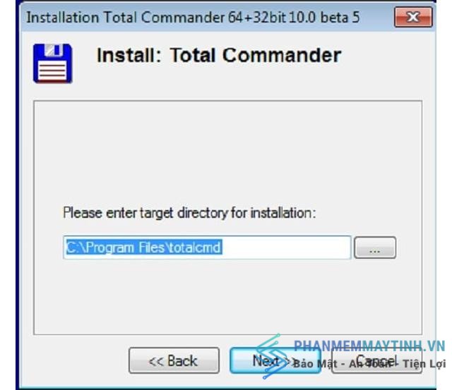 Hướng dẫn cài đặt tatal commander 10