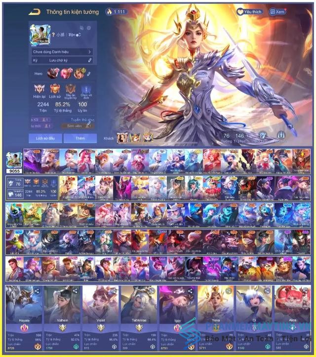 Ảnh Show acc liên quân