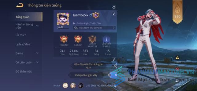 Acc liên quân Free thumb